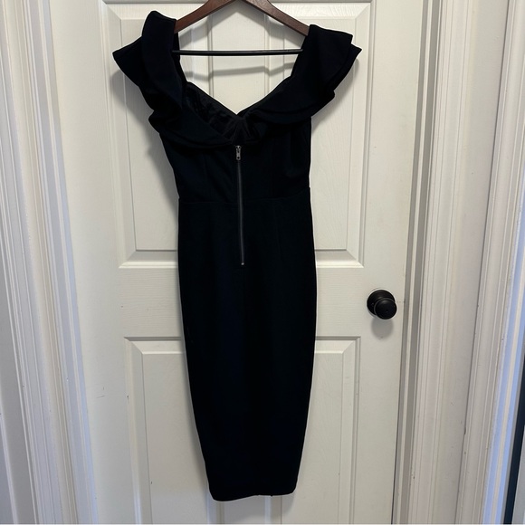Hello Molly Tokyo Rose Midi dress black Size Small - Picture 6 of 8